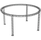Circular aluminium truss