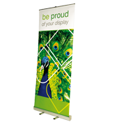 Grasshopper banner stand